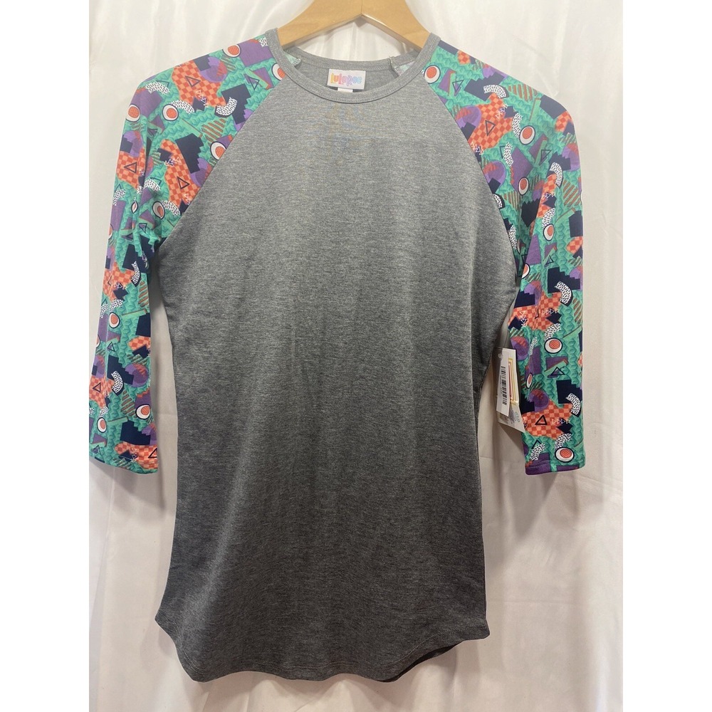 LuLaRoe Randy T size xxs multi color new with tags